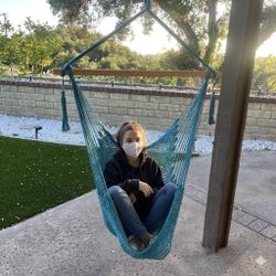 NEW Hammock Chair Patio Hanging Chair With Hanging Chain Hooks