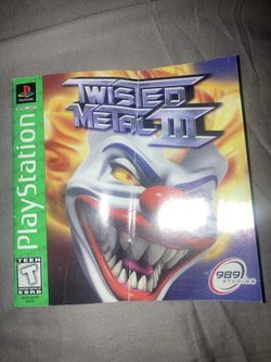 PlayStation Twisted Metal manual only