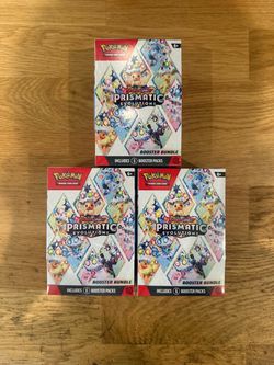 Pokemon prismatic evolutions booster bundle