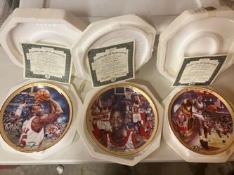 Vintage Michael Jordan Bradford Exchange Plates