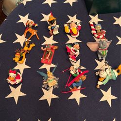 1987 Disney Christmas ornaments