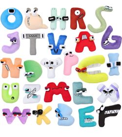 Letter Plush, 26-Letter Series Plush, A-Z Letter