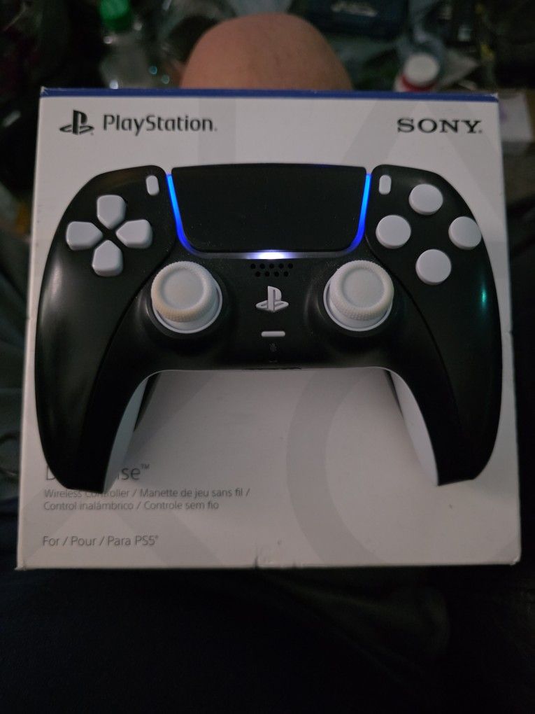 Ps5 CONTROLLER CUSTOM Black&white