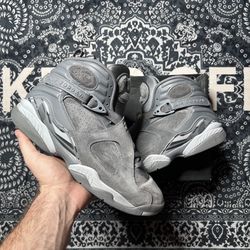 Jordan 8 Cool Grey Size 11.5