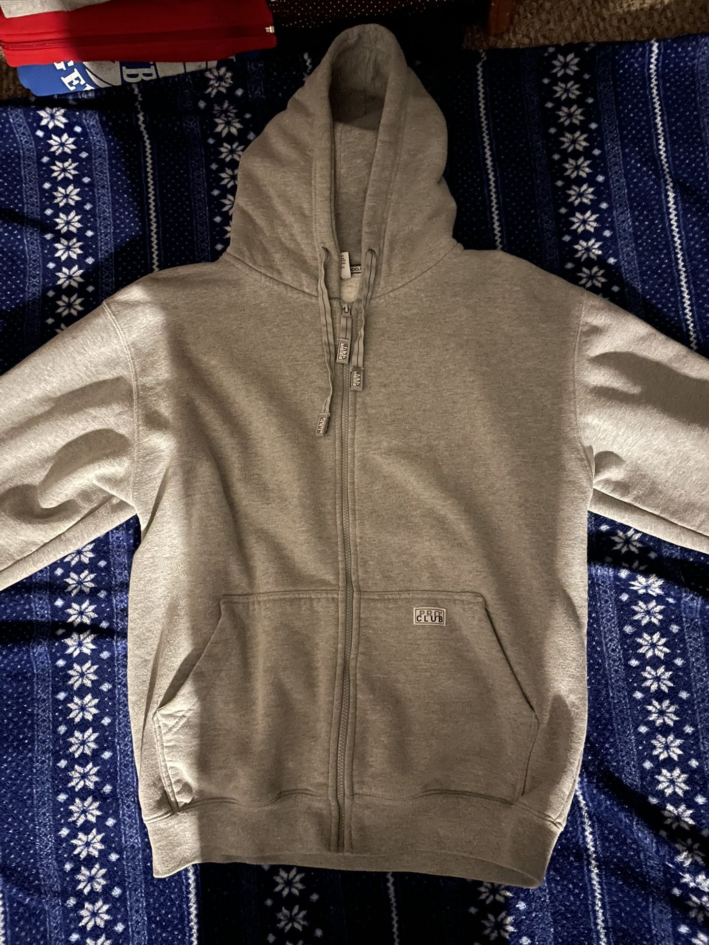 Grey Large Pro club Sweater