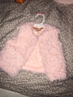12-18M pink vest