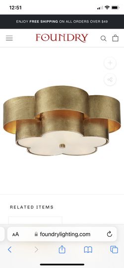 Foundry Light Fixture SKU: ARN 4307G-FG