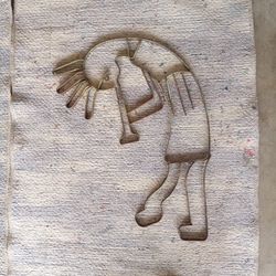 Metal Kachina Yard Art 2' Talll