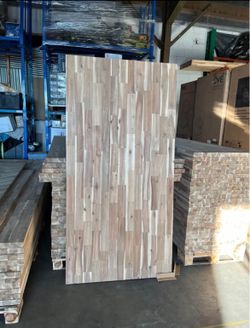 Acacia Wood Unfinished Butcher Block 5’ x 30” x 1.5”