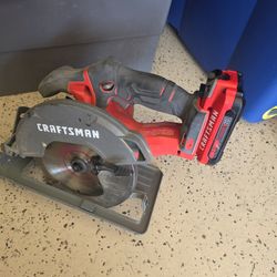 Craftsman Circular Saw And Battery 