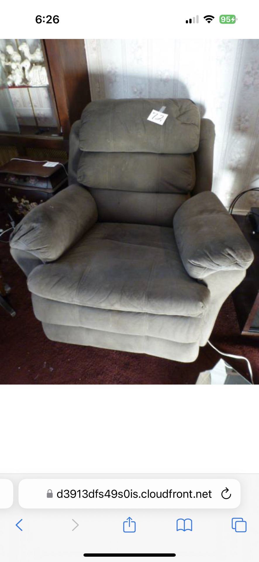 brown rocker recliner