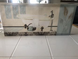 Bathroom Canvas Picture