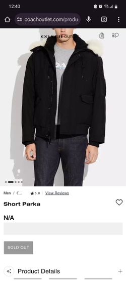Jacket Coach Men's Short Parka