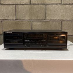 Pioneer Dbl Cassette Deck