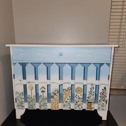Beautiful Hand Painted Cabinet/Hutch