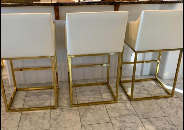 Set of 4 Modern Bar Stools