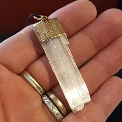 Selenite Pendant 