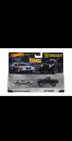 Hot Wheels Premium 2-Pack – Back to the Future DeLorean & 1987 Toyota Pickup