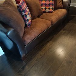 Brown Sofa/Couch & Love seat -$550 Set
