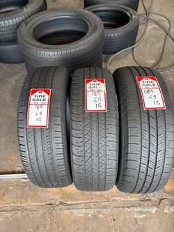 3 Tires 185/65R15 — $50 EACH! 🔥  Need good tires without spending a fortune? 👀 Check these out!