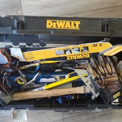 Tool Box Full Of Hand Tools.