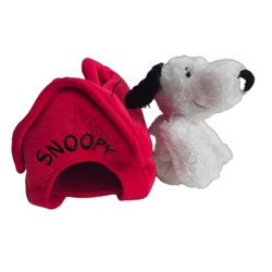 Snoopy Plush with Red Doghouse