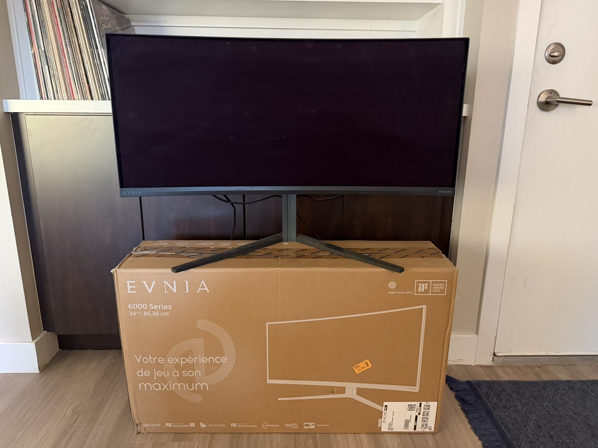 175Hz OLED 34” 1440p Ultrawide Gaming Monitor