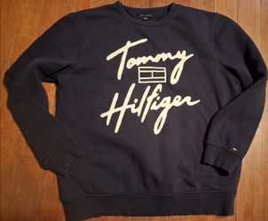 Mens size Xlarge Blue Tommy Hilfiger Crewneck Sweatshirt