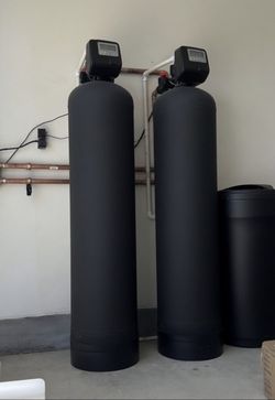 Premium Dual Tank 10 Stage High Capacity Salt Softener + Alkaline RO Filter Package