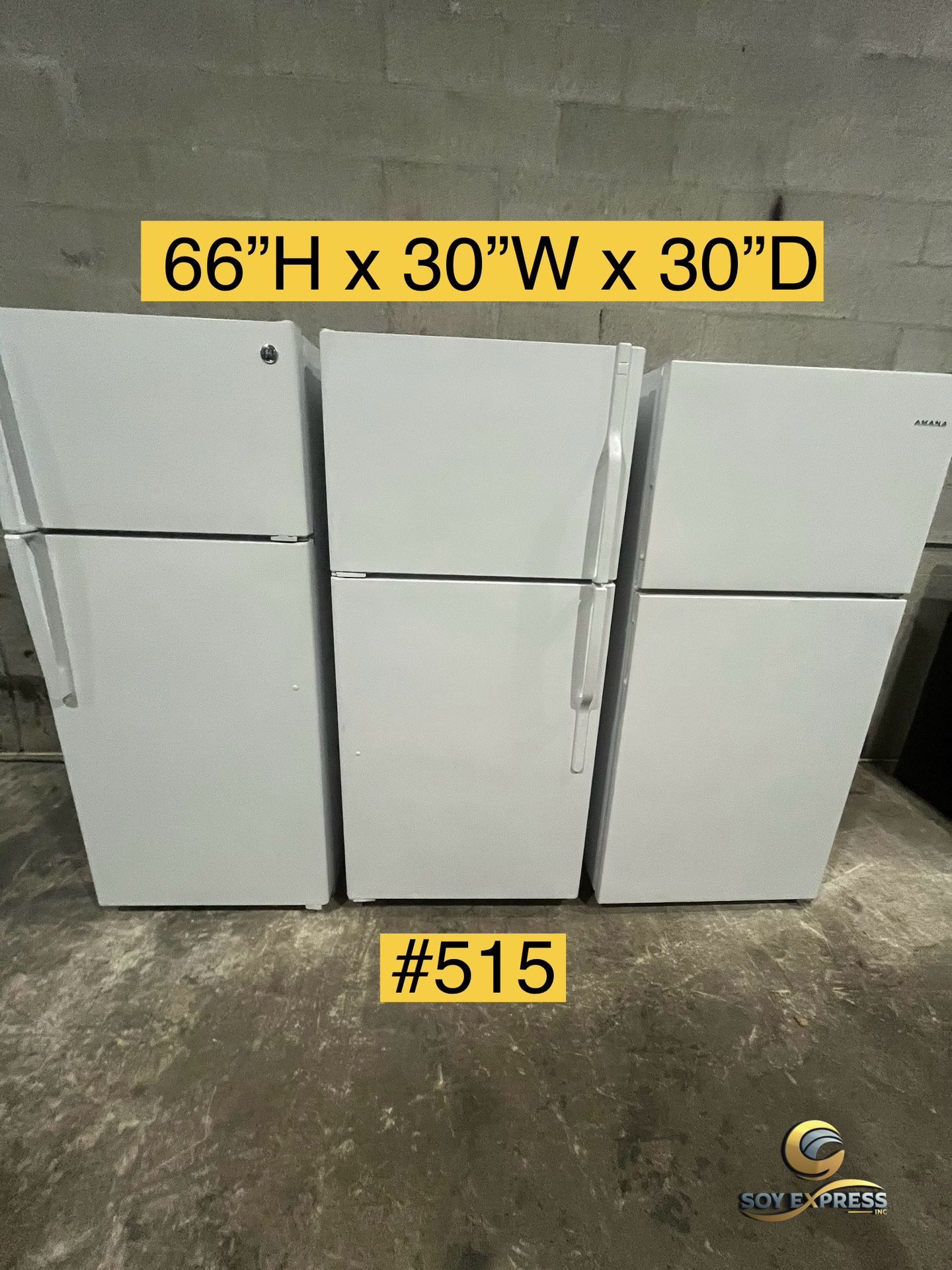 GE Refrigerator Top And Bottom (#515)
