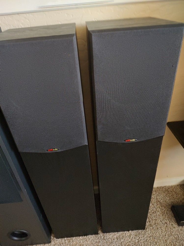 Polk Audio Tower Speakers and Sub