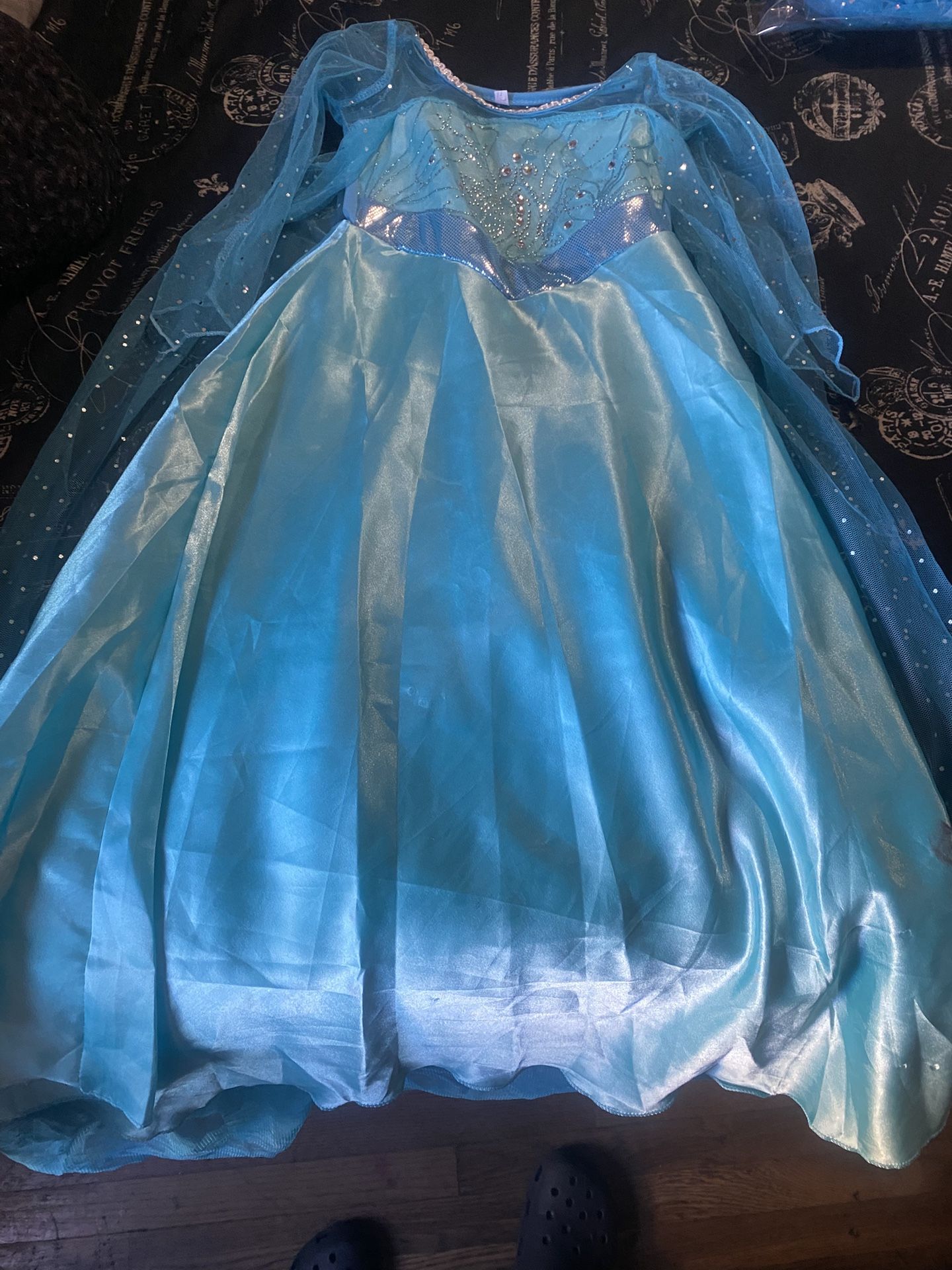 Kids Elsa Dress Size :100 2-3 Year Old New 