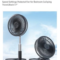 Primevolve New Black Rechargeable Multi Use Portable Fan