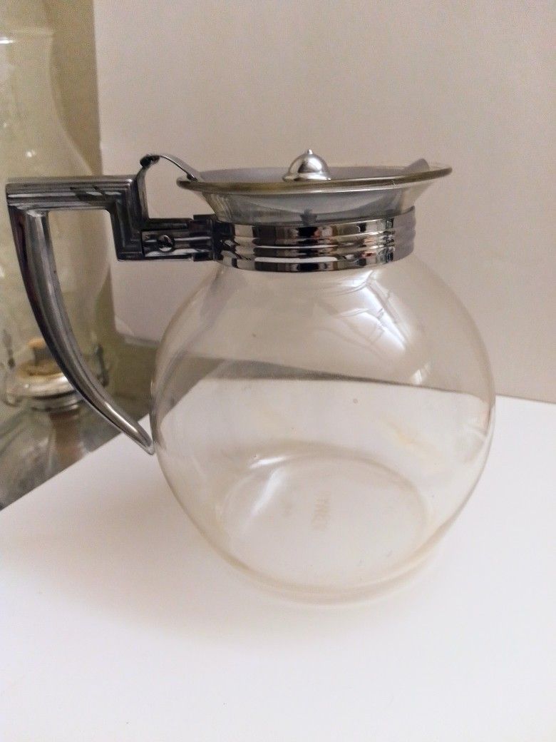 Rare Pyrex Coffee Tea Pot Carafe Antique Vintage Kitchen