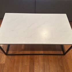 Faux Marble Coffee Table 