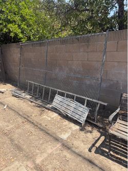 Chain-link fence panel 10 x 12