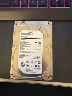Seagate ST3000DM001 3TB 7200 RPM 3.5” Hard Drive