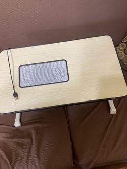 Laptop Table With Usb Cord Attached With Fan