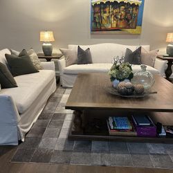 Restoration Hardware (2) Side Tables