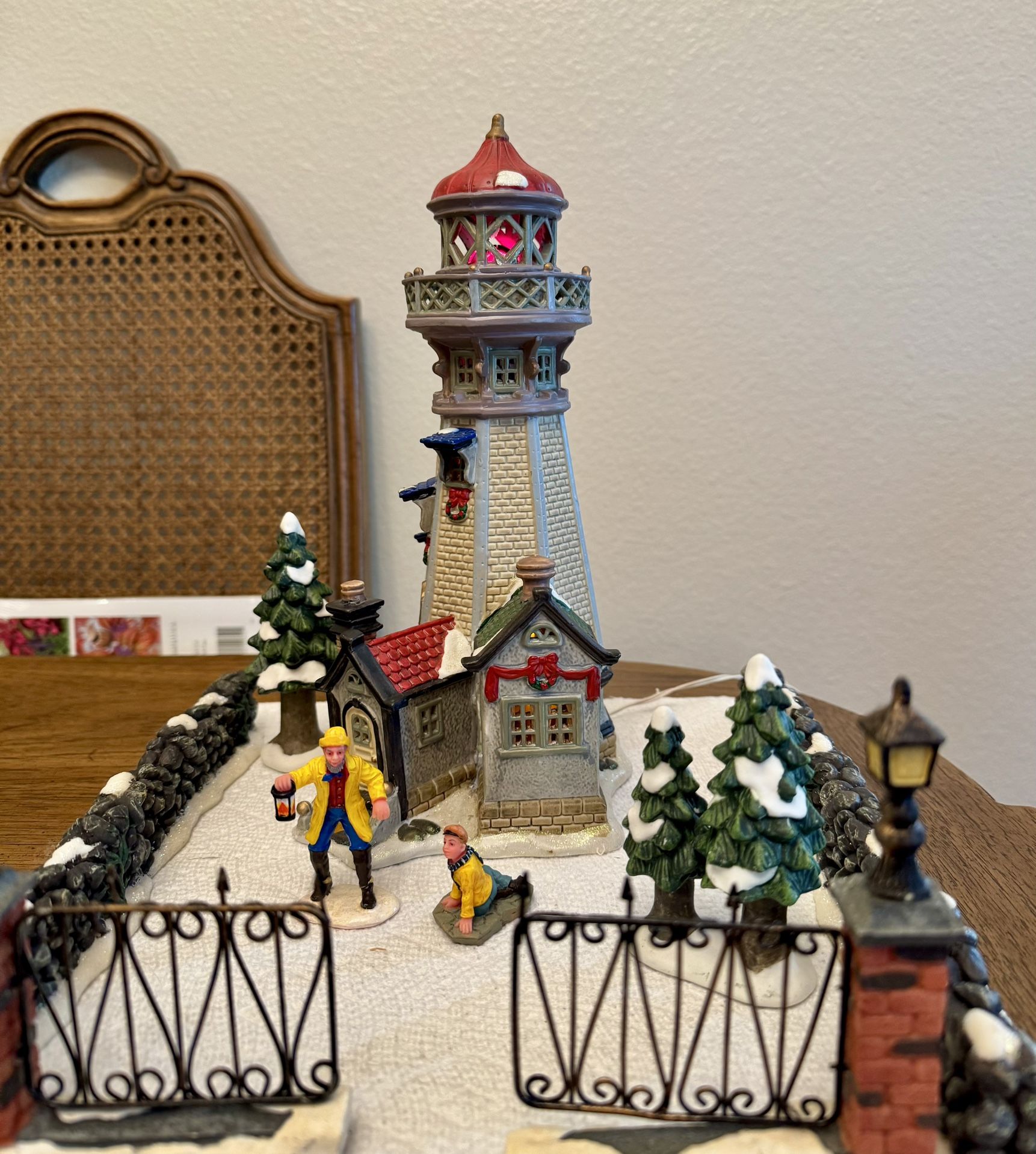 Christmas Village Lighthouse