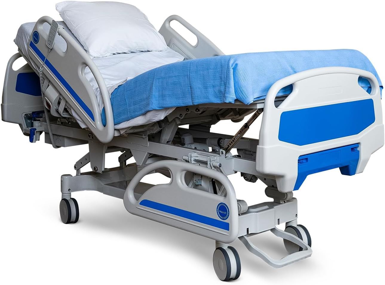 Point A Premium 5-function Full Electric Hospital Bed 5.9” Memory Foam