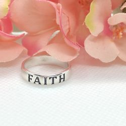 Faith, Love, Hope, Ring Size 8