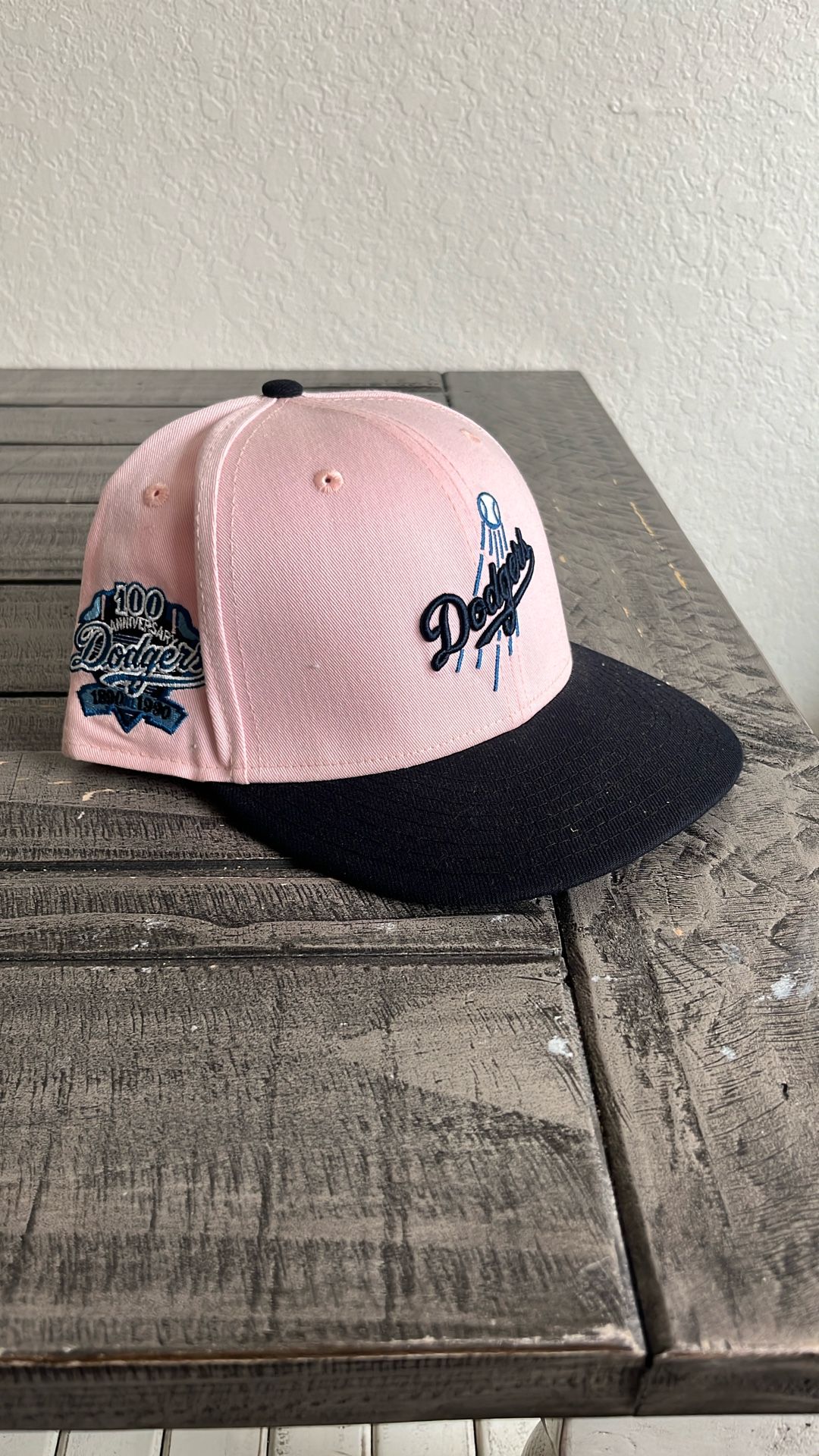 Pink Dodgers Hat