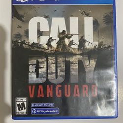 PS4 Call Of Duty Vanguard, Perfect Condition, See Pics! 