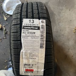 New 195/65R15 91H All-Season Tire Goodyear