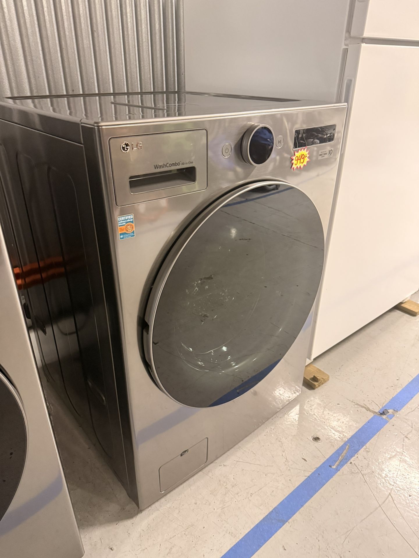 LG WashCombo All-in-One Washer Dryer – Graphite Steel