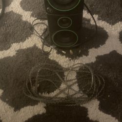 Speakers And Cables To Connect Them