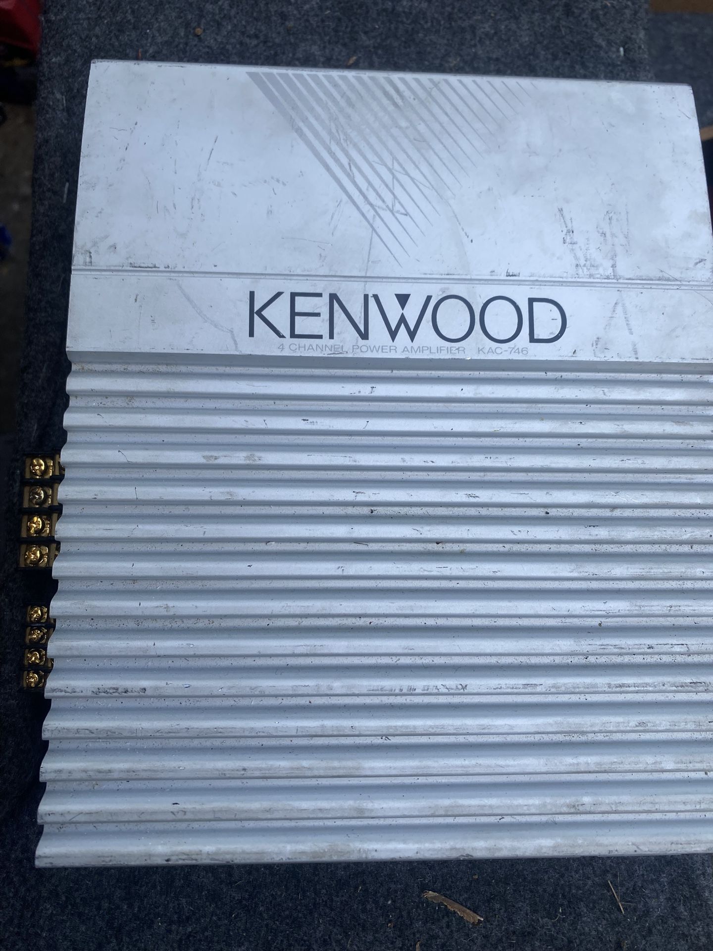 Kenwood 4 Channel Car Amplifier KAC-746