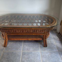 Glass Top Table 