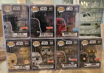 Star Wars x Futura Funko Pops